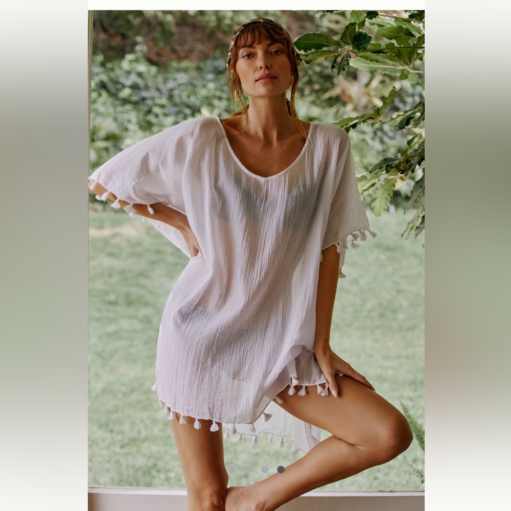 EUC Anthropologie Seafolly Beach Coverup